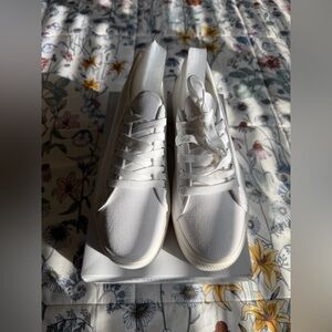 Steve Madden White Platform Sneakers
